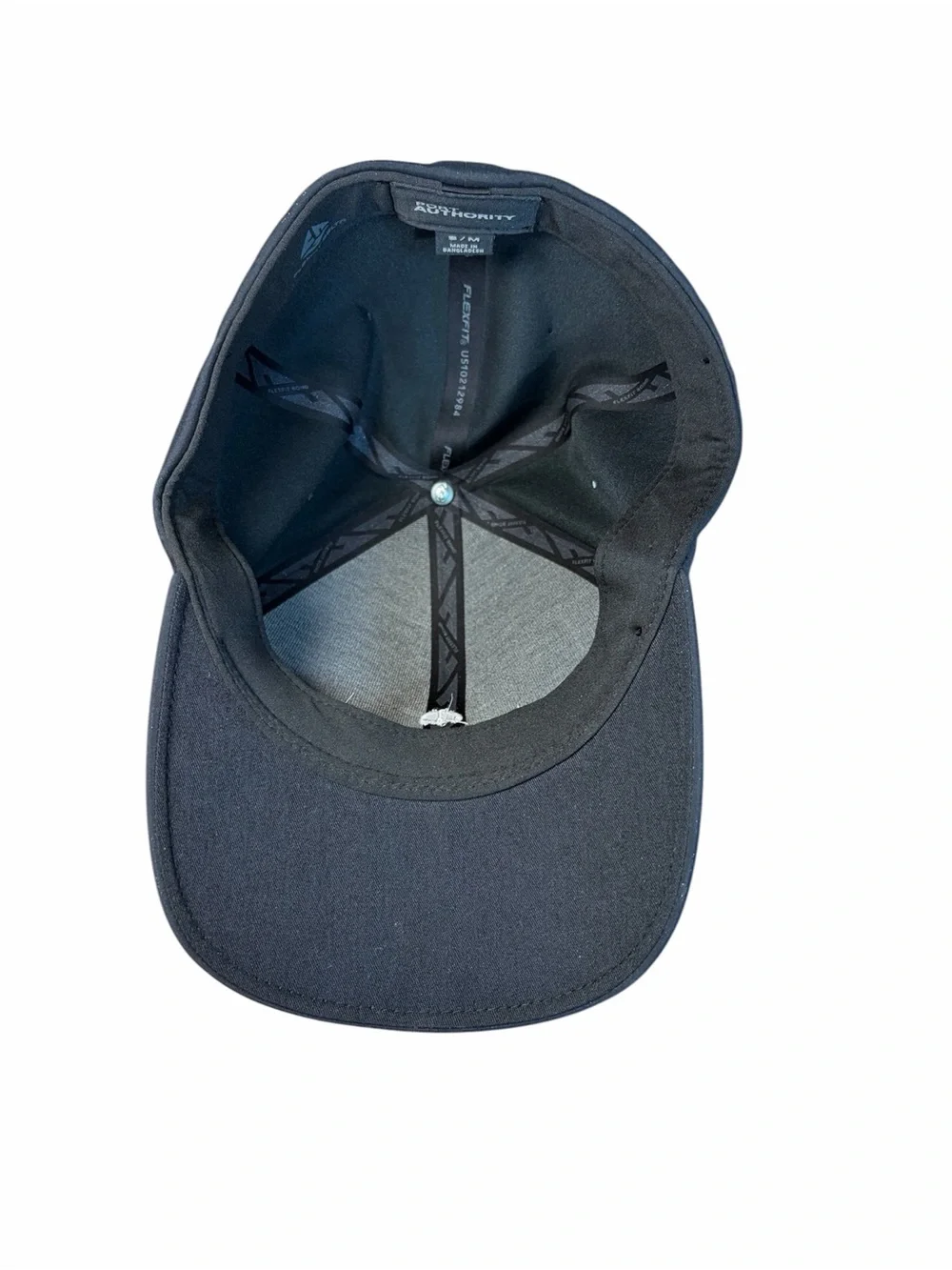 Midori Port Authority Black Baseball Cap - Flexfit Delta Size S/M